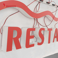 BRANDNEWSIGN Fabricant de lettres en relief personnalisées, enseignes lumineuses LED rétroéclairées, lettres en acrylique, enseignes de magasin, éclairage extérieur