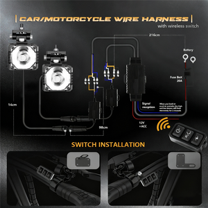 Style automobile, <span class=keywords><strong>phare</strong></span> LED DRL, yeux de démon, yeux maléfiques, lumière LED pour voiture, projecteur de <span class=keywords><strong>phare</strong></span> - Product Image 6