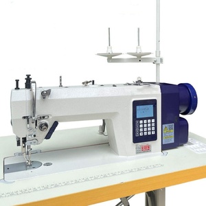 Machine à coudre industrielle électronique robuste pour cuir, vestes, portefeuilles, jeans, empeignes en tissu, moteur programmable et durable - Product Image 3