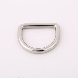 Custom Luxe Milieuvriendelijke Zinklegering RVS <span class=keywords><strong>D</strong></span> <span class=keywords><strong>Ring</strong></span> Half Ronde Lijn Voor Lederen Handwerk En Tasel Accessoires - Product Image 3