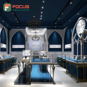 Fabricante de Sistemas de Exhibición de Joyería de Lujo Personalizados, Mostrador de Exhibición para Tiendas con Superficie Pulida - Product Image 4