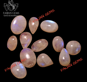 Piedra lunar, piedras preciosas sueltas, fabricación de joyas, piedras preciosas 100% naturales de alta calidad, piedras preciosas naturales, piedra única - Product Image 4