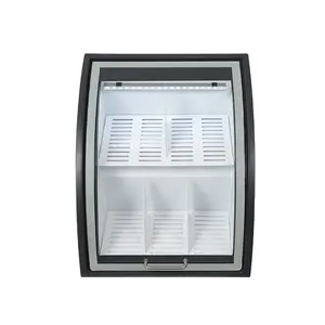4 Climate Class 0-10 Temperature Range Chacolate Refrigerator Showcase For DSS-18W4