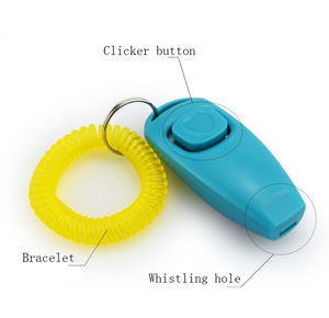 Hundetrainingszubehör 2-in-1 Haustier-Clicker Pfeife - Product Image 3