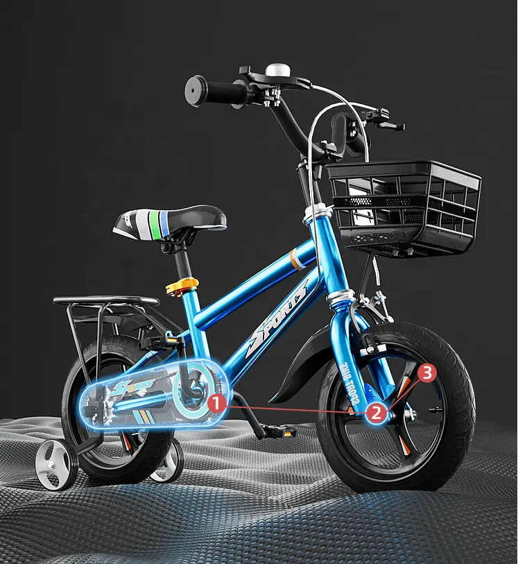 Bicicleta para niños de 3 a 15 años, alta calidad, con precio barato, diseño de moda