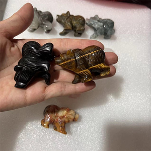 Bán Buôn Ý Tưởng Sản Phẩm Mới 2024 50Mm Chữa Bệnh Tinh Thể Thủ Công Mỹ Nghệ Natur Mix Màu Tinh Thể Thạch Anh Khắc Cực Gấu Tượng Cho Trang Trí Nội Thất - Product Image 3