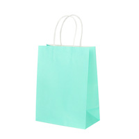 Sac cadeau classique personnalisé en papier kraft avec poignée torsadée, jetable, taille personnalisable, couleur et logo sur mesure