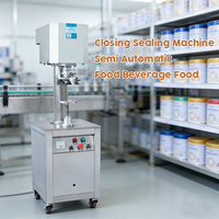 Machine de scellage de boîtes de conserve pour boissons gazeuses et aliments / fruits / poissons / haricots / tomates / bière