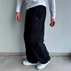 <span class=keywords><strong>Pantaloni</strong></span> della <span class=keywords><strong>tuta</strong></span> larghi in velluto ricamati con coulisse in vita, a gamba dritta, per l'autunno/inverno 2026 - Collezione transfrontaliera - Product Image 4