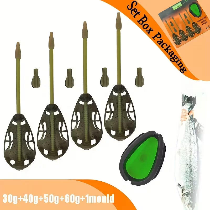 30g+40g+50g+60g+Moule/ Vert foncé