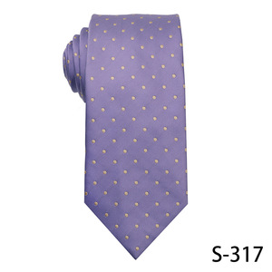 Cravates pour hommes en soie <span class=keywords><strong>lilas</strong></span>, couleur violet clair, neuves, de haute qualité, cravates de luxe pour mariage - Product Image 6