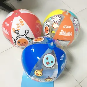 מתנפח beachball מתנפח מיני חוף כדור, סיטונאי מותאם אישית הדפסת לוגו ענק חוף כדור