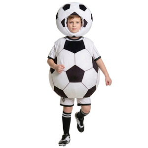 Disfraz de balón de fútbol para niños con sombrero para fiestas infantiles, Halloween - Product Image 5