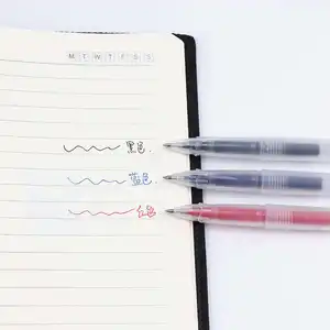 Hot Sale Low Price Color Ink Gel Pen Plastic Shell Large Capacity Waterproof Ballpoint Pens Set