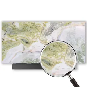 vanity table/countertop/top dream green paradise jade marble big slab for home and hotel