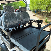 Carrito de Golf Eléctrico Todoterreno de 72 Voltios y 6 Plazas (4+2), Motor de 7.5KW, Batería de Litio con BMS, Certificación EEC y DOT