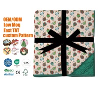 Couverture en fourrure pour enfants personnalisée pour Noël, boutique de couvertures confortables en bambou double couche, couverture en peluche Minky