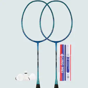 On sell full Carbon Fiber Badminton Racket Square head with big strike zone