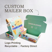 Caja de Cartón Corrugado Ecológica Personalizada para Envíos, Caja Cuadrada de Cartón para Ropa, Cajas de Embalaje Plegables Lisas