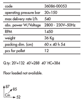 Nettoyeur haute pression LAVOR Bosten 1510 LP 150 bars 2800 W, nettoyeur électrique industriel 540 L/H, machine à laver commerciale