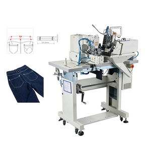 Machine à coudre industrielle informatisée à double aiguille pour boucles de ceinture, machine textile domestique à point noué haute vitesse - Product Image 4