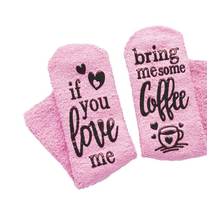 Calcetines Divertidos de Invierno para Mujer con Texto 'Bring Me Wine', Tejidos, Largos, para Navidad/Cumpleaños/Regalo de Amistad - Product Image 2
