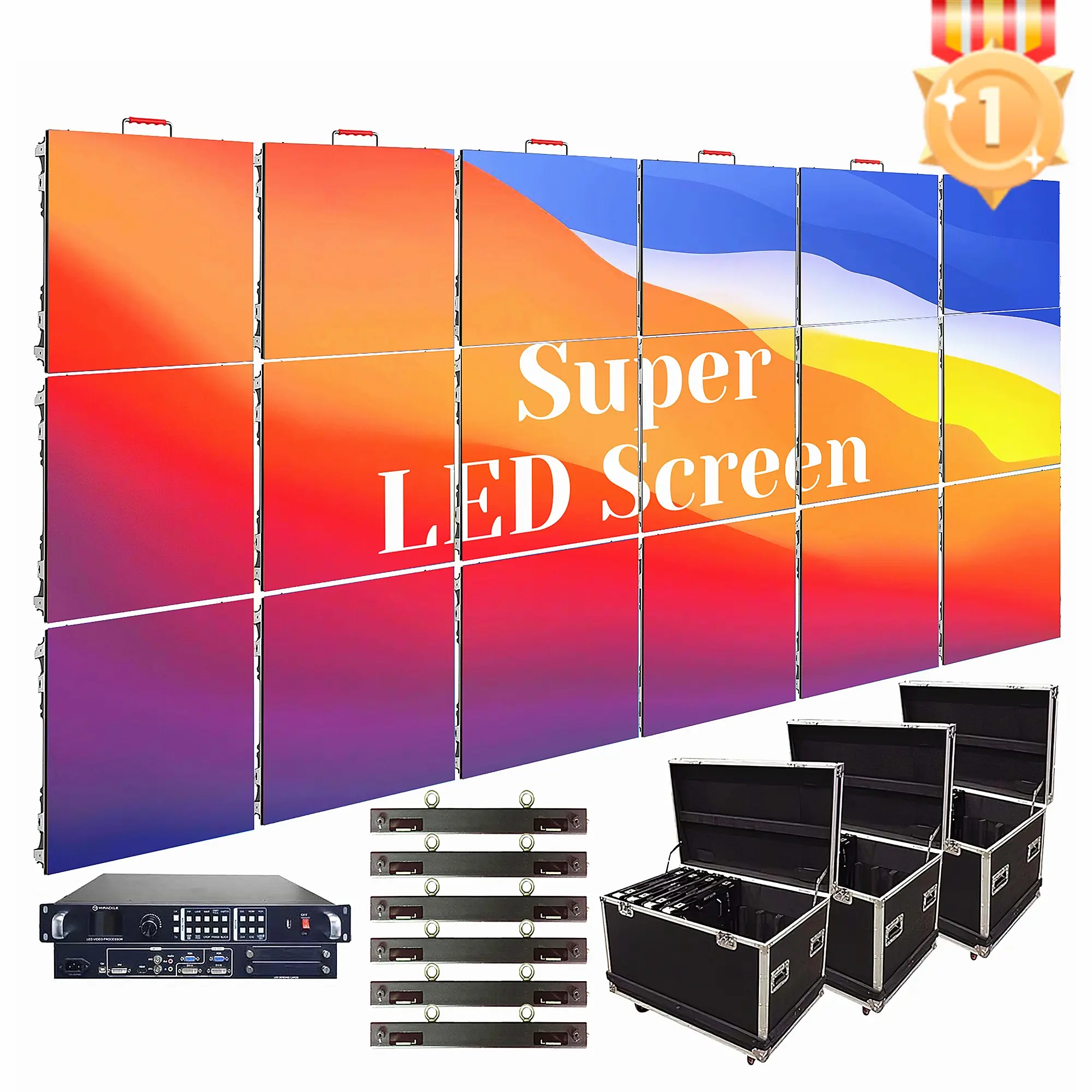 Nationstar Led 스크린 야외 1920hz 야외 p6 p8 p10 320x160mm 1R1G1B 고정 비디오 벽 p2.4 LED 디스플레이 제조 업체 led 스크린 Led 디스플레이