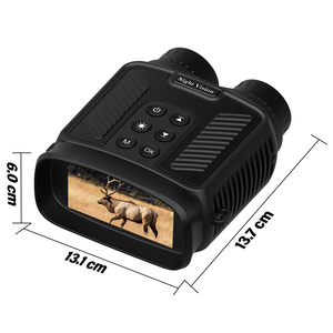 แว่นตาอินฟราเรดมองกลางคืน NV5000 Pro หน้าจอ 3 นิ้ว ความละเอียด 2.5K พร้อมซูมดิจิตอล 8 เท่า ระยะมองเห็นกลางคืน 300 เมตร - Product Image 1