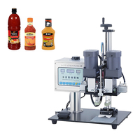 Machine de vissage semi-automatique à couple de serrage réglable pour bouteilles PET, bouteilles en plastique et bouteilles en verre