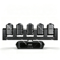 FEIYUEYUE 5 têtes 40W 5X40W LED RGBW pour éclairage de scène DMX512, projet commercial, location événementielle, performance en club