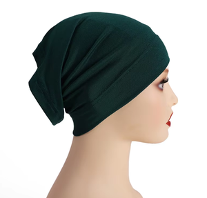 หมวกฮิญาบผ้าฝ้ายมาเลเซียเสื้อเจอร์ซีย์สีทึบสำหรับ2025ฮิญาบสำหรับผู้หญิงมุสลิม - Product Image 4