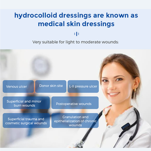 Medical <strong>Hydrocolloid</strong> Wound Dressing Ultra Thin Flexible <strong>Hydrocolloid</strong> Heel Patch <strong>Band</strong>-shaped Plasters for Wound Care - Product Image 5