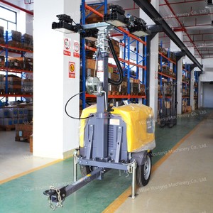 Atlas Copco V7 + LED Light Tower Xách Tay Động Cơ Diesel Cho Khai Thác Mỏ Và Làm Việc Ban Đêm - Product Image 4