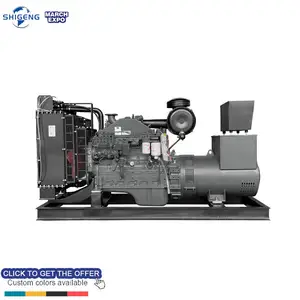 Diesel electric silent generator 125kva Cummins 6BTA5.9-G2 diesel generator 100KW