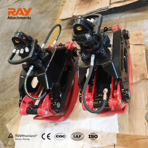Log Grapple RLG1000 Ligero 1-3Ton Mini Excavadora 89KG (Con Motor) 9.5KN Abrazadera - Product Image 3