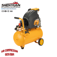 Compresseur d'air à entraînement direct lubrifié refroidi par air haute puissance 1,8 kW de l'usine chinoise Shenyuan en gros