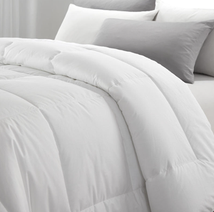 Directo de fábrica, edredón King de lujo, tela de poliéster 100%, patrón liso, hipoalergénico y Reversible para uso en Hotel, Color blanco - Product Image 5