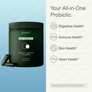 PROBIÓTICO <span class=keywords><strong>Y</strong></span> PREBIÓTICO 60 Cápsulas OEM Suplemento Dietético Apoyo para <span class=keywords><strong>la</strong></span> Salud Intestinal, Digestiva, Inmunológica, de <span class=keywords><strong>la</strong></span> <span class=keywords><strong>Piel</strong></span> <span class=keywords><strong>y</strong></span> del Corazón - Product Image 3