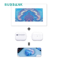 Coque rigide antichoc personnalisable en PC pour sublimation 3D pour Airpods et Airpods Pro – Étui vierge pour accessoires d'écouteurs