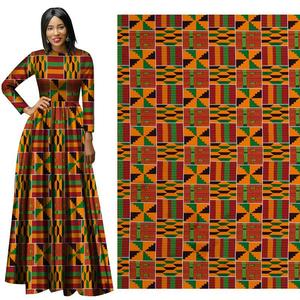Tissu Wax Hollandais Africain Ankara 100% Coton Véritable Wax de Haute Qualité, 6 Yards par Pièce, Nouveau, pour Vêtements Filles et Garçons - Product Image 2