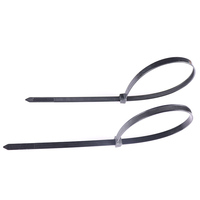 Attaches en nylon de haute qualité-300mm X 3.6mm - 12 "Premium Tie Wraps 100 Pack d'attaches de câble noires