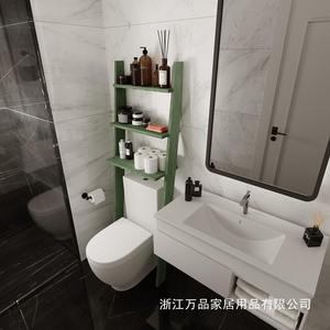 Estante de Almacenamiento para Baño de Bambú de 3 Niveles, Estante Minimalista para Baño Montado en la Pared, Diseño Rectangular de Madera Maciza Duradera - Product Image 3