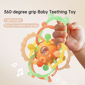 Juguete Educativo Temprano de Alta Calidad Personalizado, Manhattan Ball, Juguete de Silicona Suave para Bebés, Mordedor para la Dentición, para Bebés de 0 a 24 Meses - Product Image 2