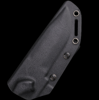 Couteau de cou à lame fixe EDC avec gaine Kydex Petit couteau de poche utilitaire à lame fixe en acier Mini D2