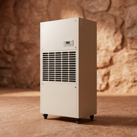 Nuevo Deshumidificador Comercial de 240L con Cuerpo Metálico, de Pie, de Alta Eficiencia, con Pantalla Digital, Capacidad de 10KG/H, para Almacenamiento en Talleres