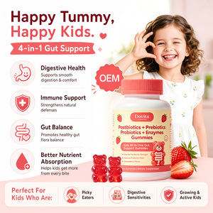 Gummies Probiotiques Personnalisées OEM 2 Milliards de CFU Fraise pour Enfants, Santé Intestinale et Immunitaire, Sans OGM, Sans Sucre, Vente en Gros en Vrac - Product Image 3
