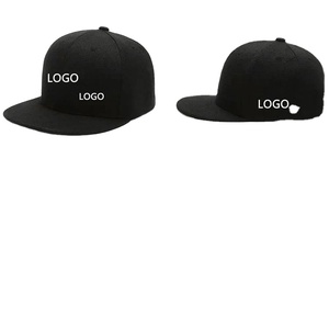 Gorra de Béisbol Clásica Punk Hip-Hop con Logotipo Bordado Personalizado, Gorra de Visera Plana de Algodón y Poliéster Ajustable con Cierre a Presión para Hombre y Mujer - Product Image 1