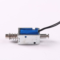 Youge DC 12V 2A 2N Électro-aimant de type cadre Push-Pull, solénoïde de dégagement marin à crochet, rétraction par alimentation, sécurité, 19x16x30mm pour