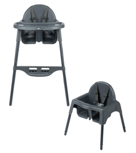 Silla Alta de Acero Inoxidable Bebeconfort Meely, Color Gris Oscuro, Moderna y Multifuncional para Bebés de 6 Meses a 3 Años - Product Image 5