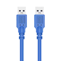 Cable de extensión USB 3,0 USB 2,0 de alta calidad Cable de línea macho M/M tipo tamaños 0,3 M/0,5 M/1M/1,5 M/1,8 M/3M Cámara ordenador trenza